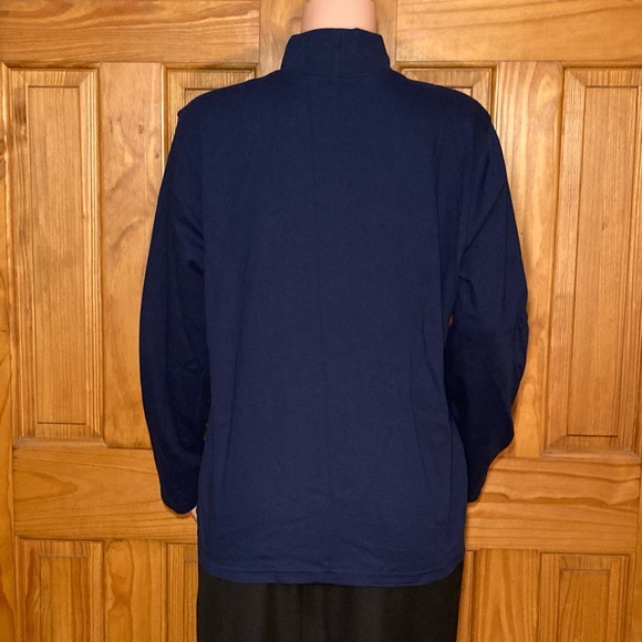 NWOT Vintage Studio Works Mock Neck Knit Top Size XL - Picture 3 of 10